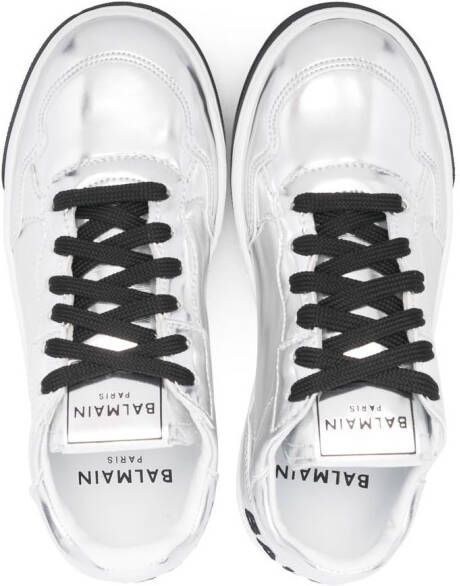 Balmain Kids Low-top sneakers Zilver