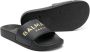 Balmain Kids Slippers met logoprint Zwart - Thumbnail 2