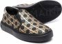 Balmain Kids Sneakers met monogramprint Zwart - Thumbnail 2