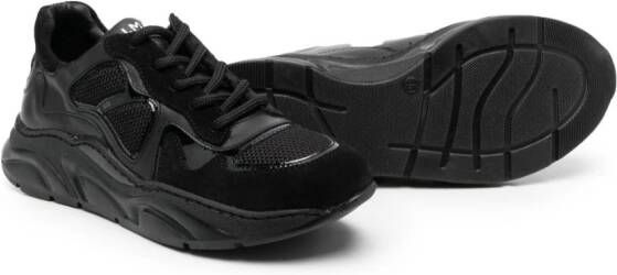 Balmain Kids Sneakers verfraaid met logo Zwart