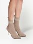 Balmain Boots & laarzen Skye stretch mesh ankle boots in taupe - Thumbnail 13