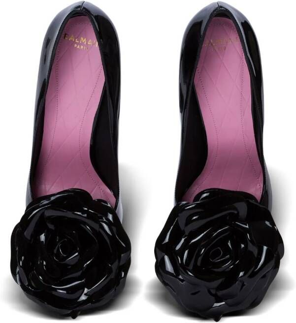 Balmain Leren pumps Zwart