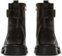 Balmain Leren veterlaarzen Zwart - Thumbnail 3