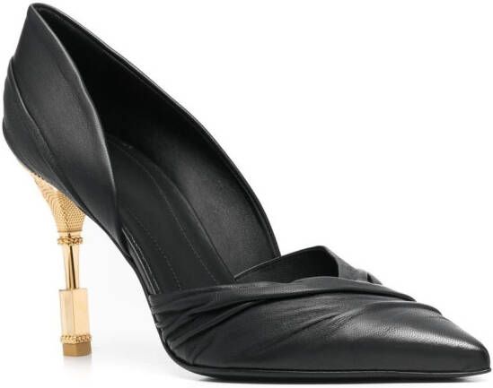 Balmain Moneta leren pumps Zwart