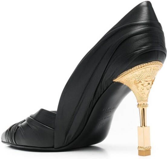 Balmain Moneta leren pumps Zwart