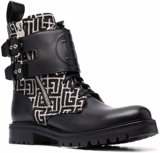 Balmain Phil Ranger enkellaarzen Zwart