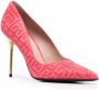 Balmain Pumps met puntige neus Roze - Thumbnail 2