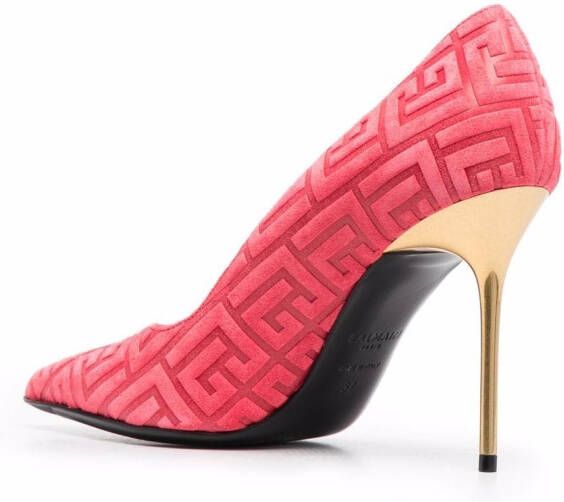 Balmain Pumps met puntige neus Roze
