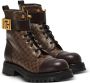 Balmain Mini monogram Romy legerlaarzen Brown Dames - Thumbnail 2