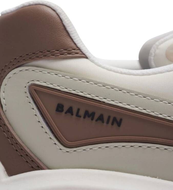 Balmain Run-Row leren sneakers Wit