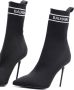 Balmain Boots & laarzen Skye stretch mesh ankle boots in zwart - Thumbnail 7