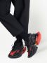 Balmain Unicorn low-top trainers in neoprene and leather Black Heren - Thumbnail 6