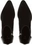 Balmain Suède enkellaarzen Zwart - Thumbnail 4