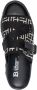 Balmain Ulysse slippers met monogram Zwart - Thumbnail 4