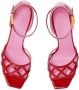 Balmain Uma lakleren sandalen Rood - Thumbnail 4