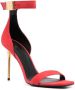 Balmain Uma suède sandalen Rood - Thumbnail 2