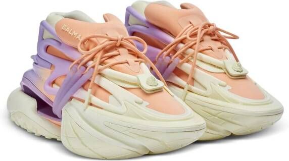 Balmain Unicorn sneakers met vlakken Oranje