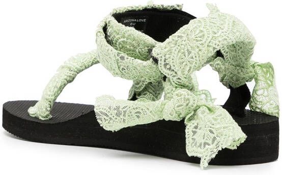 BAPY BY *A BATHING APE Trekky sandalen met kant Zwart