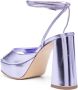 BETTINA VERMILLON Janet sandalen met plateauzool Paars - Thumbnail 3