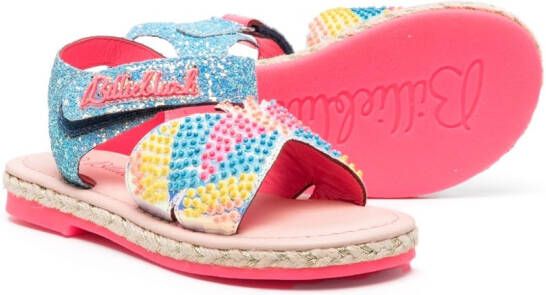 Billieblush Sandalen met glitter Blauw