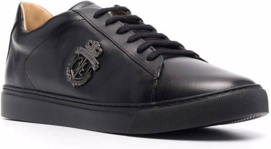 Billionaire Crest low-top sneakers Zwart