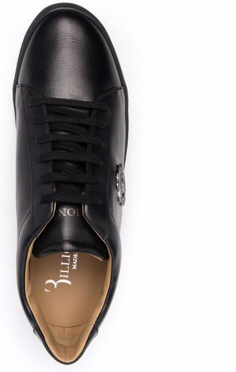 Billionaire Crest low-top sneakers Zwart