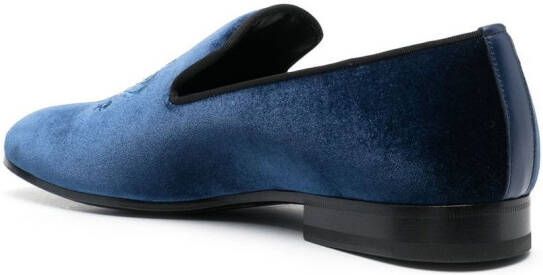 Billionaire Fluwelen loafers Blauw