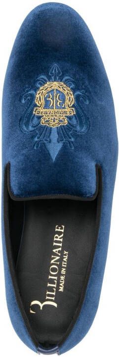 Billionaire Fluwelen loafers Blauw