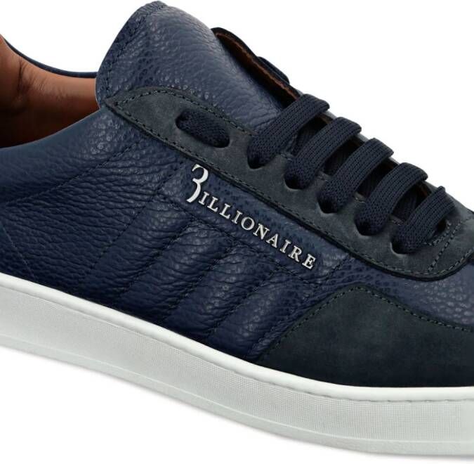 Billionaire Leren sneakers Blauw