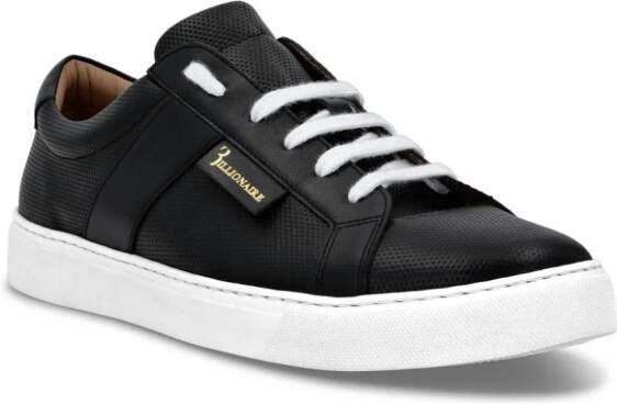 Billionaire Leren sneakers Zwart