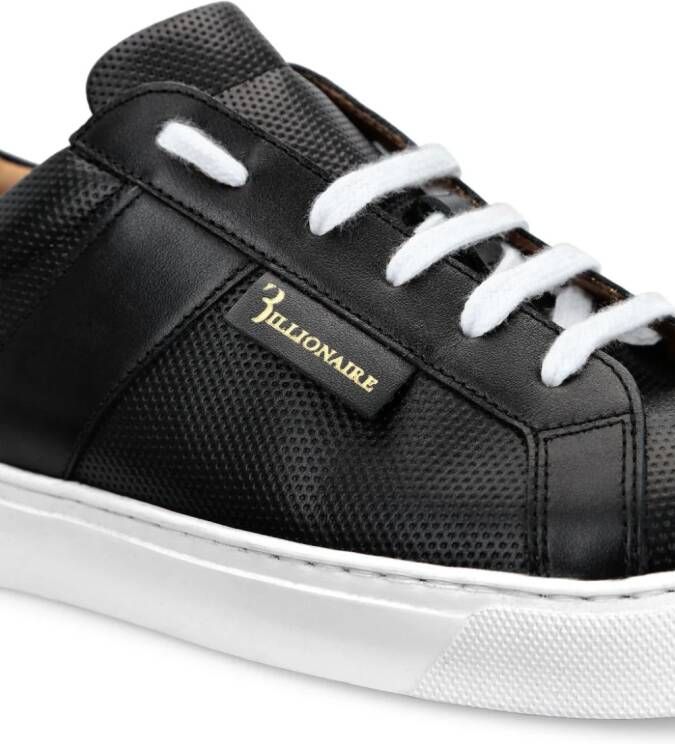 Billionaire Leren sneakers Zwart