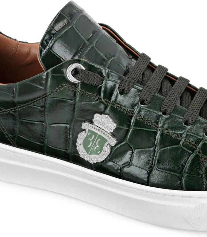 Billionaire Sneakers met logoplakkaat Groen