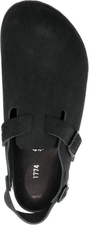 Birkenstock 1774 III Tokio suède slippers Zwart