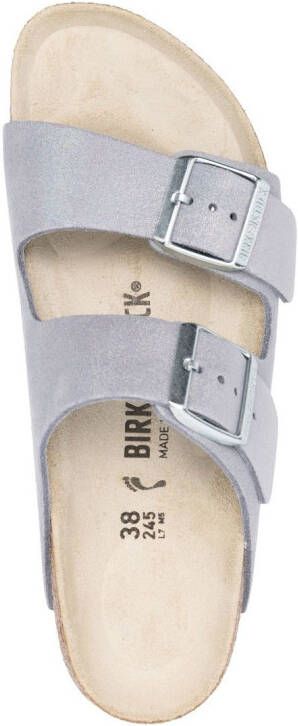 Birkenstock Arizona sandalen met gesp Paars