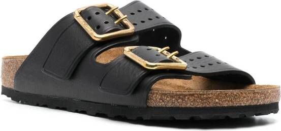 Birkenstock Arizona Bold leren sandalen Zwart