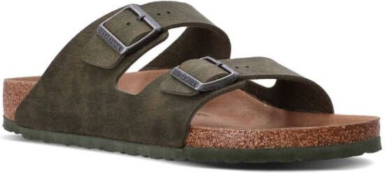 Birkenstock Arizona sandalen met gesp Groen