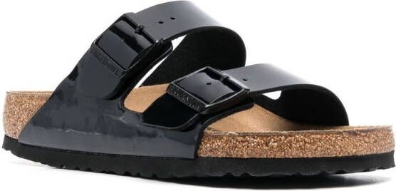 Birkenstock Arizona sandalen met gesp Zwart