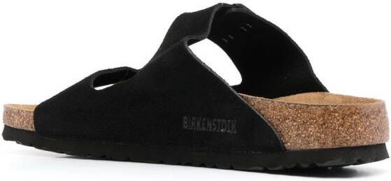 Birkenstock Arizona sandalen met gesp Zwart