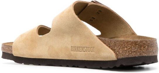 Birkenstock Arizona sandalen met gesp Beige