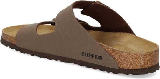 Birkenstock Arizona sandalen met dubbele gesp Bruin