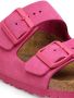 Birkenstock Arizona slippers met dubbele bandjes Roze - Thumbnail 3