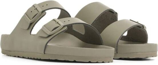 Birkenstock Arizona Exquisite leren sandalen Grijs