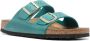 Birkenstock Arizona leren sandalen Blauw - Thumbnail 2