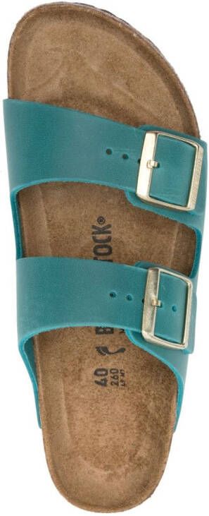 Birkenstock Arizona leren sandalen Blauw