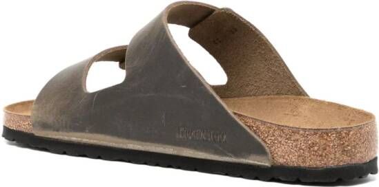 Birkenstock Arizona leren sandalen Bruin