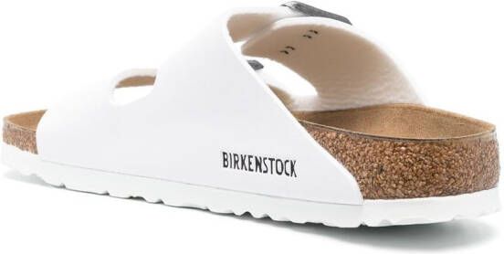 Birkenstock Arizona leren sandalen Wit