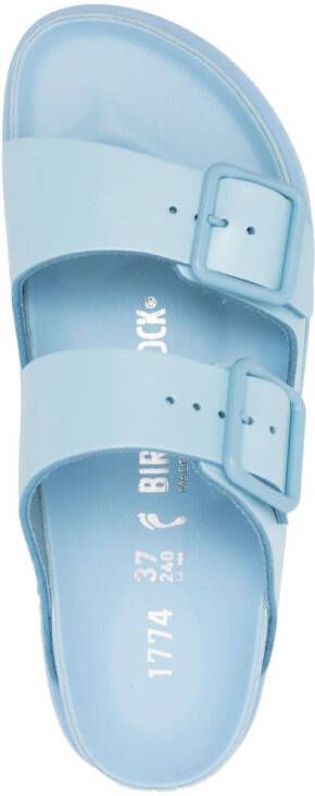 Birkenstock Arizona leren slippers Blauw
