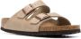 Birkenstock Arizona leren slippers Bruin - Thumbnail 2