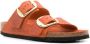 Birkenstock Arizona leren slippers Oranje - Thumbnail 2