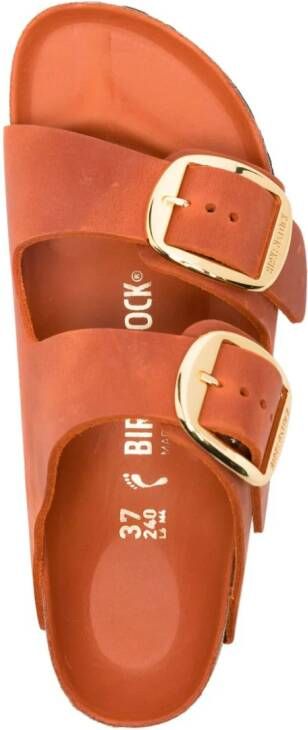 Birkenstock Arizona leren slippers Oranje